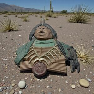 Vintage 1970s Sexton Native American Chief Metal Wall Art Plaque Made USA